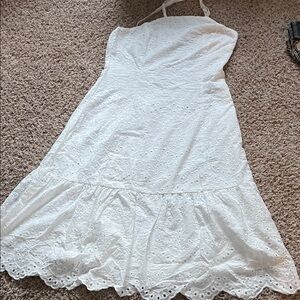 Elegant White Midi Dress